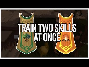 Training Firemaking while Woodcutting in RuneScape! [Always Adze, Archaeology Relic]