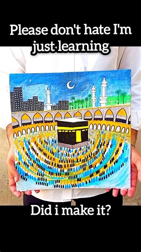 Did i make it?🕋❤✨#art#shorts#kaaba