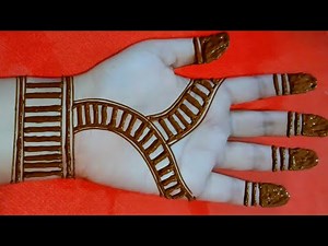 सरल और आसान तरीके से मेहंदी बनाना सीखें || Very Easy Mehndi Design for Beginners 2022