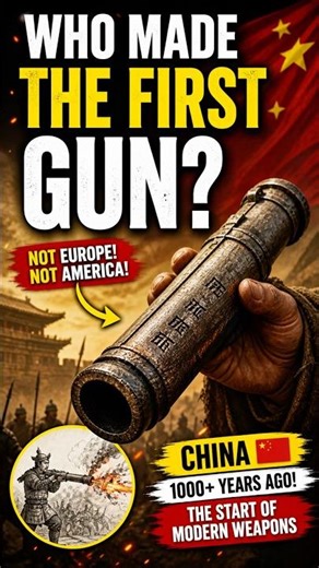 Who Made the First Gun? 🤯 (Not What You Think!)