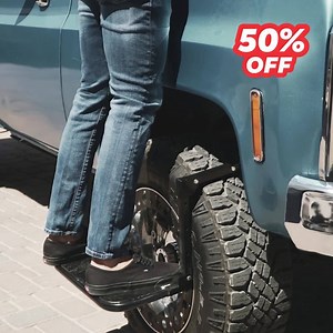 4.2K reactions · 1K shares | Heavy Duty Tire Step  ✅ Reach Under Your Hood Or Truck Bed Easily! ✅ Universal Fit For Tires Up To 14" Wide ✅ Installs In Just Seconds >> https://usatrucksupply.net/tire-step | USA Truck Supply | Facebook