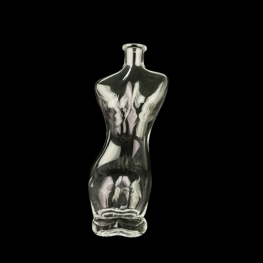 [Hot Item] Customize 500ml Woman Body Shape Vodka Rum Whisky Glass Bottle