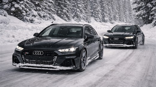Can Audi RS models handle winter drifting?