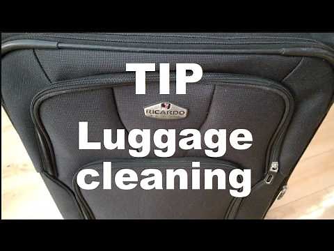 Cleaning a luggage - tip