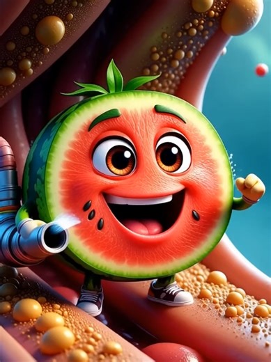 health ai cartoon #healthtips #KidsLearning #3DAnimation #HealthTok #foruyou #health #ai #body