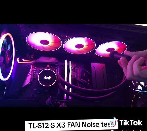 Thermalright TL-S12-S X3 Fans: Noise Level Test