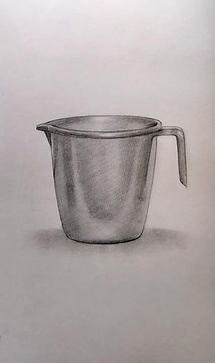 Realistic Plastic Mug Drawing with Pencil ✏️ | Plastic Mug Shading #drawing #shading