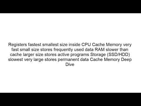CPU & Memory Explained | Deep Dive into How Computers Work