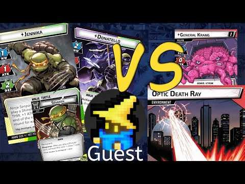 Guest Starring Inkwire - TMNT Jennika & Donatello (Aggression) vs Technodrome in Marvel Champions