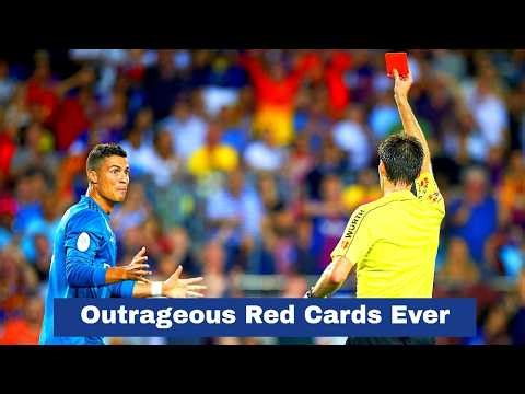 Heart Breaking Red Card Moments in Football