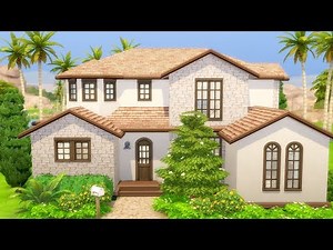 Trying to build a giant house with a TINY budget in The Sims 4