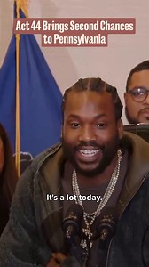 In 2017, Meek Mill was sentenced to 2–4 years in prison for violating probation. His violation? Popping a wheelie. Meek Mill’s case exposed a broken probation system - not just in Pennsylvania but across the county. Ever since that day, REFORM turned that moment into a movement. In December 2023, Senate Bill 838—now Act 44—was signed into law by Governor Shapiro with broad bipartisan support and the backing of 125 organizations and 500 advocates across the state. This landmark reform is going to