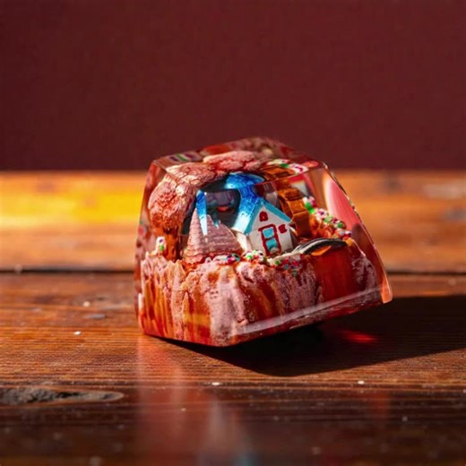 Artisan Four Seasons Cottage Keycap | Handmade 1U Resin Keycap for Cherry MX Mechanical Keyboards - Etsy Australia