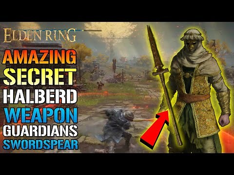 Elden Ring: AMAZING SECRET WEAPON! Guardian Swordspear Halberd! How To Get It TODAY!