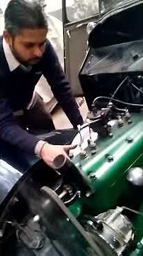 Ford model B 1934 engine starting