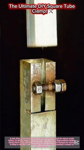 The Ultimate DIY Square Tube Clamp! 🛠️
