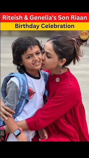 Riteish Deshmukh And Genelia D'Souza Son Riaan Birthday Celebration