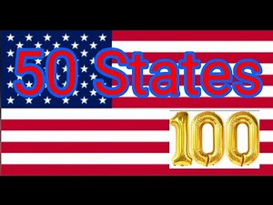 50 States Song (rhyming and in alphabetical order) Children's Song (100th Video Special)