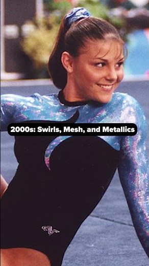 Leotard trends through the decades (1980s-2010s) ✨ #ncaagymnastics