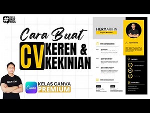 Tutorial on Creating a Job Application CV Using Canva | Canva Tutorial