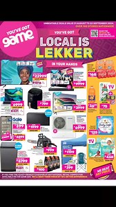 Game Stores sale valid until 22 September 2024. | Ke bokae