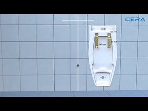 Sensor Urinal Installation