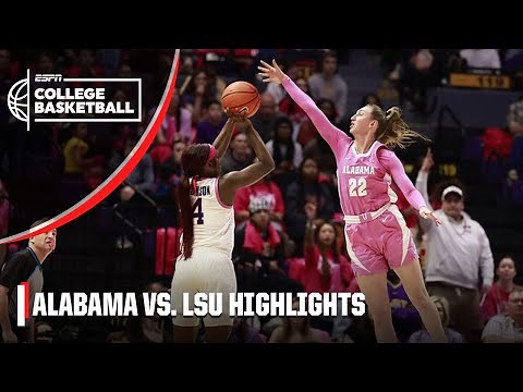 A TALE OF TWO HALVES 👀 Alabama Crimson Tide vs. LSU Tigers | Full Game Highlights