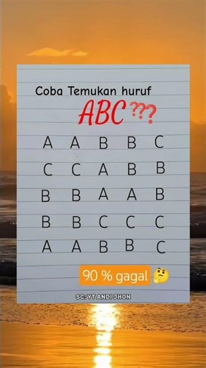 Find abc #challenge #fyp #shorts
