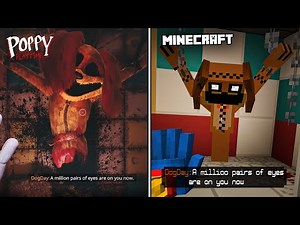 [Realistic map][Full Gameplay] Poppy Playtime Chapter 3 Deep Sleep FANMADE Minecraft Map Release