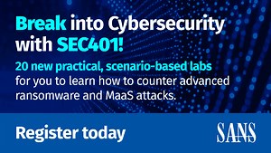 Unlock the essential skills for defending systems and networks on-premises or in the cloud with our revamped #SEC401 course, now featuring Next-Gen Labs, a comprehensive suite of 20 cutting-edge labs and four real-world scenarios. 🔓 Watch the Course Demo: https://www.sans.org/u/1w7T #NextGenLabs #New2Cyber #CyberDefense | SANS Institute