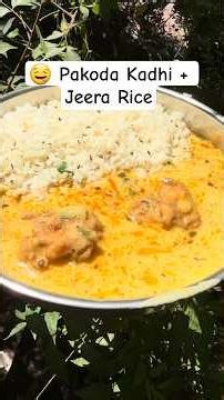 😍 Naaney Senja Rajasthani Special Pakoda Kadhi & Jeera Rice 🍛