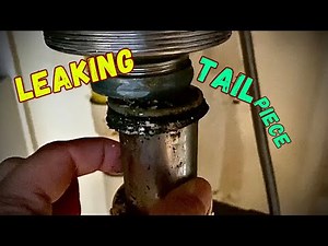 How to fix a leaking kitchen sink tailpiece ￼