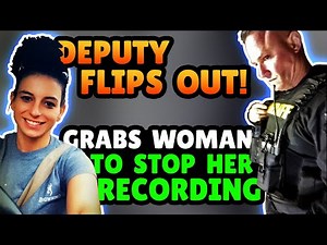 Excessive Force Used To Stop Woman Filming?