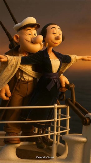 🎶 Popeye and Olive Oyl Re-Create the Infamous Titanic Scene to the Song I Can't Fight This Feeling #CelebrityToons #Popeye | Donnie Hazel