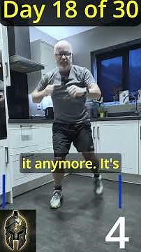 1 minute Exercises day 18 of 30 training for the over 60s