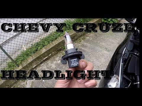How to replace change Headlight bulb in Chevy Cruze