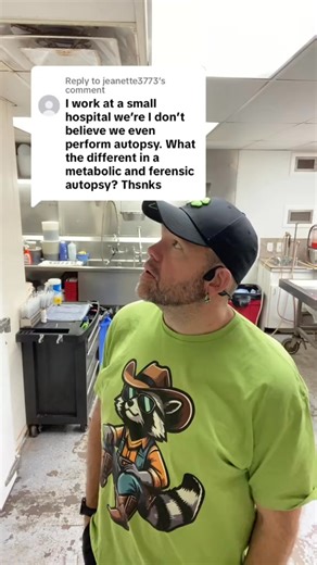 Gerald Ledford on Instagram: "What’s the difference between metabolic and forensic autopsy? #gdubya #autopsytech #metabolic"