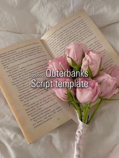 Outer Banks Shifting Script Template with Shifter Flowers