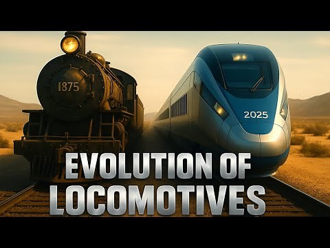 Train Evolution 1830–2025 | Transformers-Style Locomotive History (AI-Generated)
