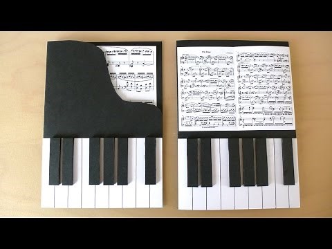 DIY Piano Cards