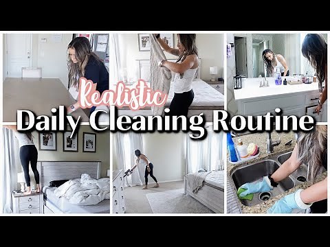 REALISTIC DAILY CLEANING ROUTINE | KEEPING A CLEAN HOUSE | CLEAN WITH ME 2024