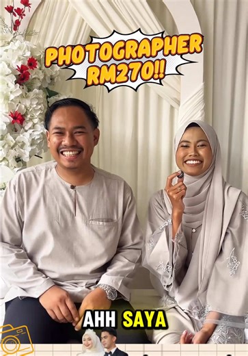 Book Photographer Slot untuk Majlis Anda 2025