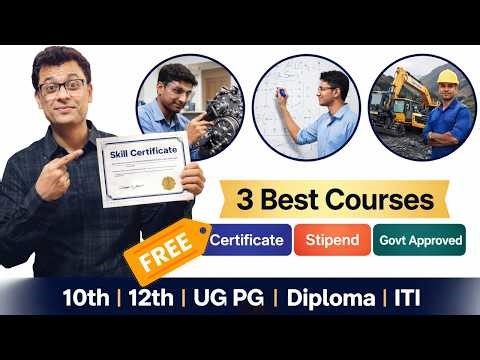 3 Courses🔥 | Free & Paid | Online Offline Both | Training + Stipend 2026