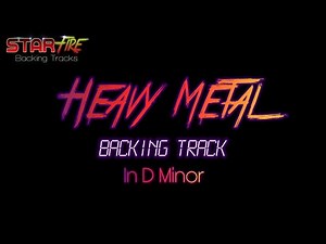 80's Heavy Metal Backing Track In D Minor
