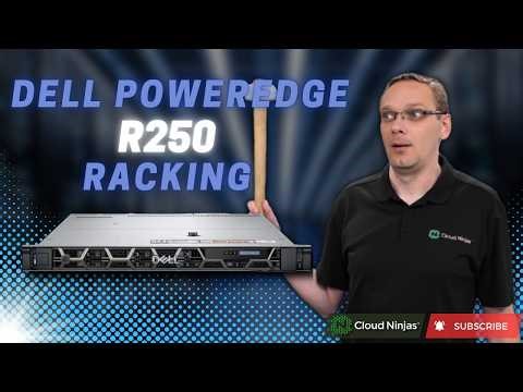 Dell PowerEdge R250 | How to Rack a Server | Server Racking | Static Rails | Rackmount Server
