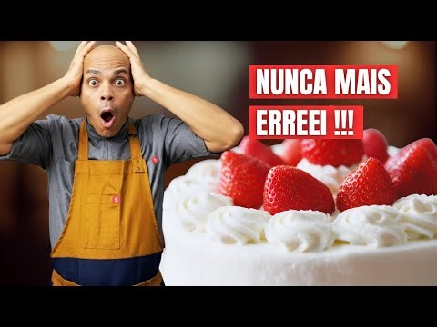 O Segredo do Chantilly Perfeito para Bolos Quadrados/Retangulares