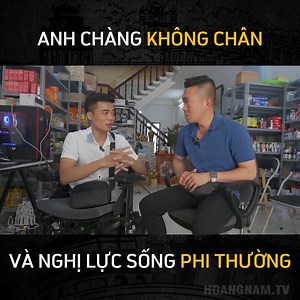 170K views · 2.6K reactions | Anh Chàng Không Chân Xem clip full >>> https://youtu.be/lXNspVs84pg Chàng trai 9X đang khỏe mạnh bỗng một ngày phải chấp nhận mất đi đôi chân... Hai lần vượt qua cái chết, Tô Đình Khánh vẫn trân trọng mỗi ngày được sống khiến cộng đồng mạng vừa thán phục vừa cảm động. #challengeme #hoangnam #haythachthuctoi #kythuvietnam #khampha | Hoàng Nam - Hãy Thách Thức Tôi | Facebook