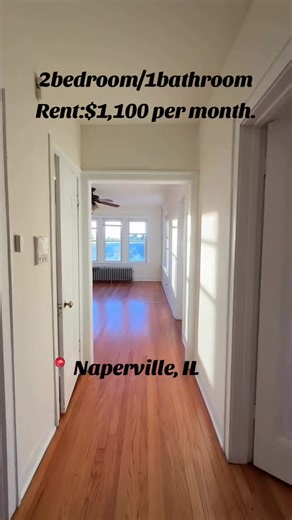 Spacious 2 Bedroom Apartment for Rent in Naperville, IL
