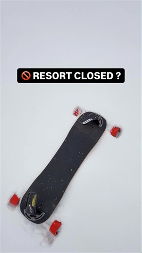 The cheat code for summer. 🤫#Freebord #snowboardseason #snowboarding #skateboard #ExtremeSports
