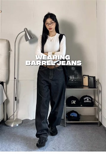 Barrel jeans 🩶✨ #outfit #ootd #ootdfashion #outfitinspo #outfitinspo